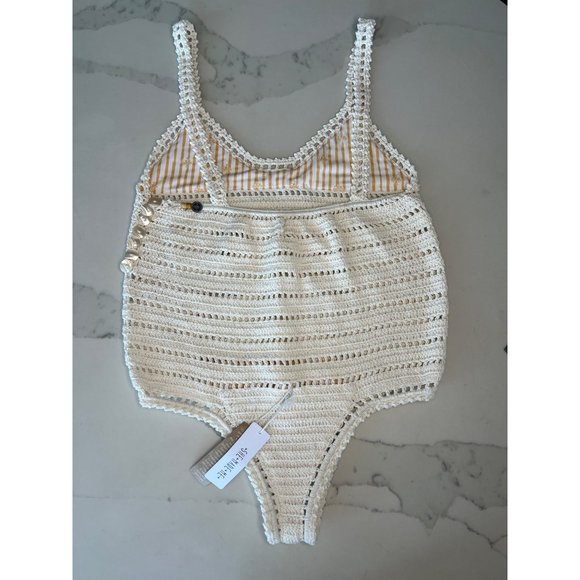 She Made Me crocheted one piece swimsuit SM NWT - Picture 4 of 13